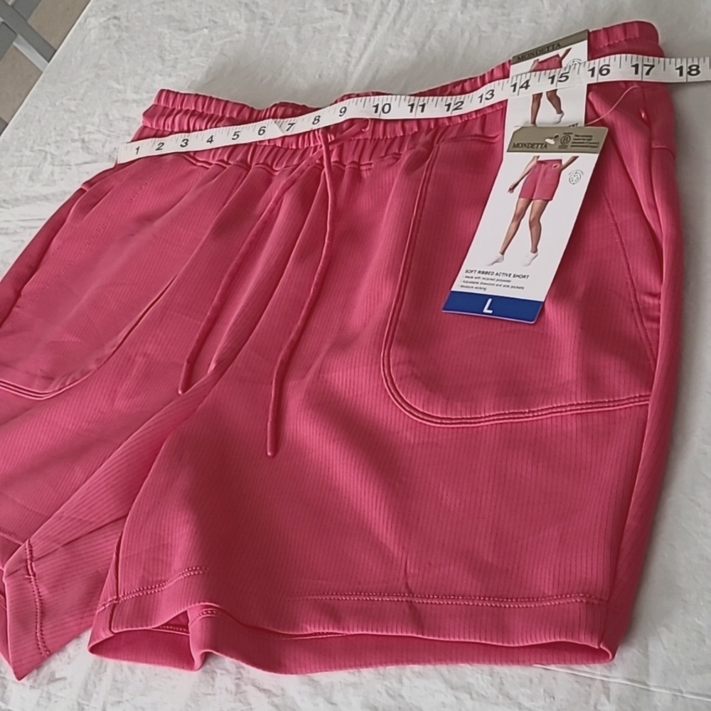 Mondetta Womens Midweight Ribbed Scuba Short - Picture 5 of 10